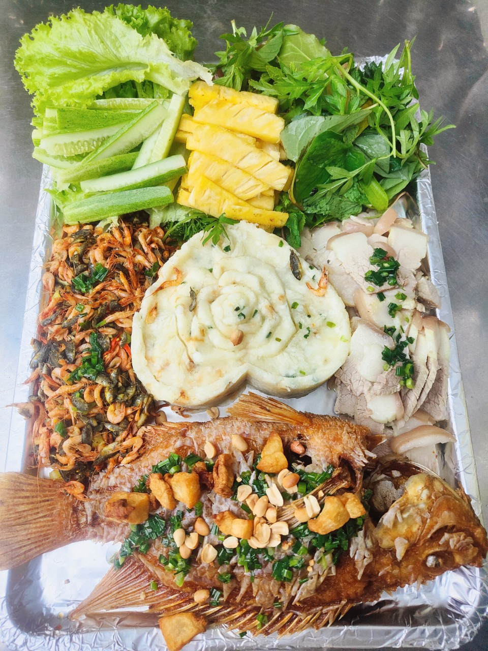 COMBO BÁNH TRÁNH KHOAI MÌ QUÉT CỦ CHI