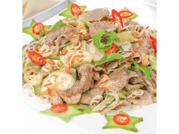GỎI BẮP BÒ CÀ PHÁO