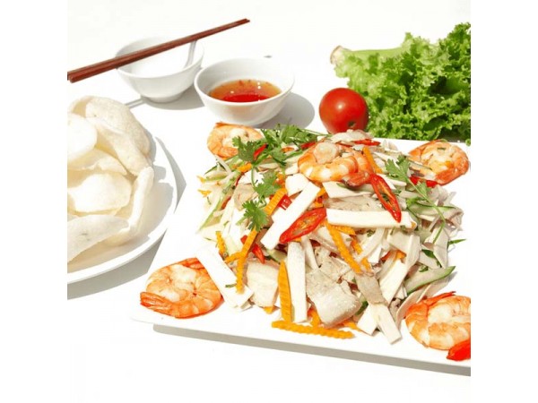 GỎI CŨ HŨ DỪA TÔM THỊT